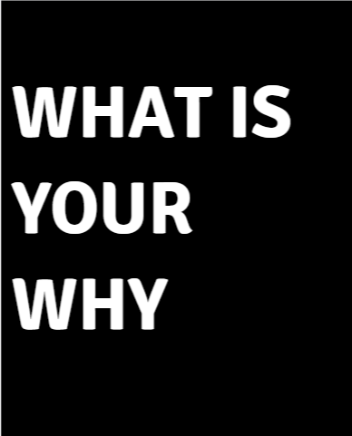 What Is Your Why — Motivational Foam Board Poster